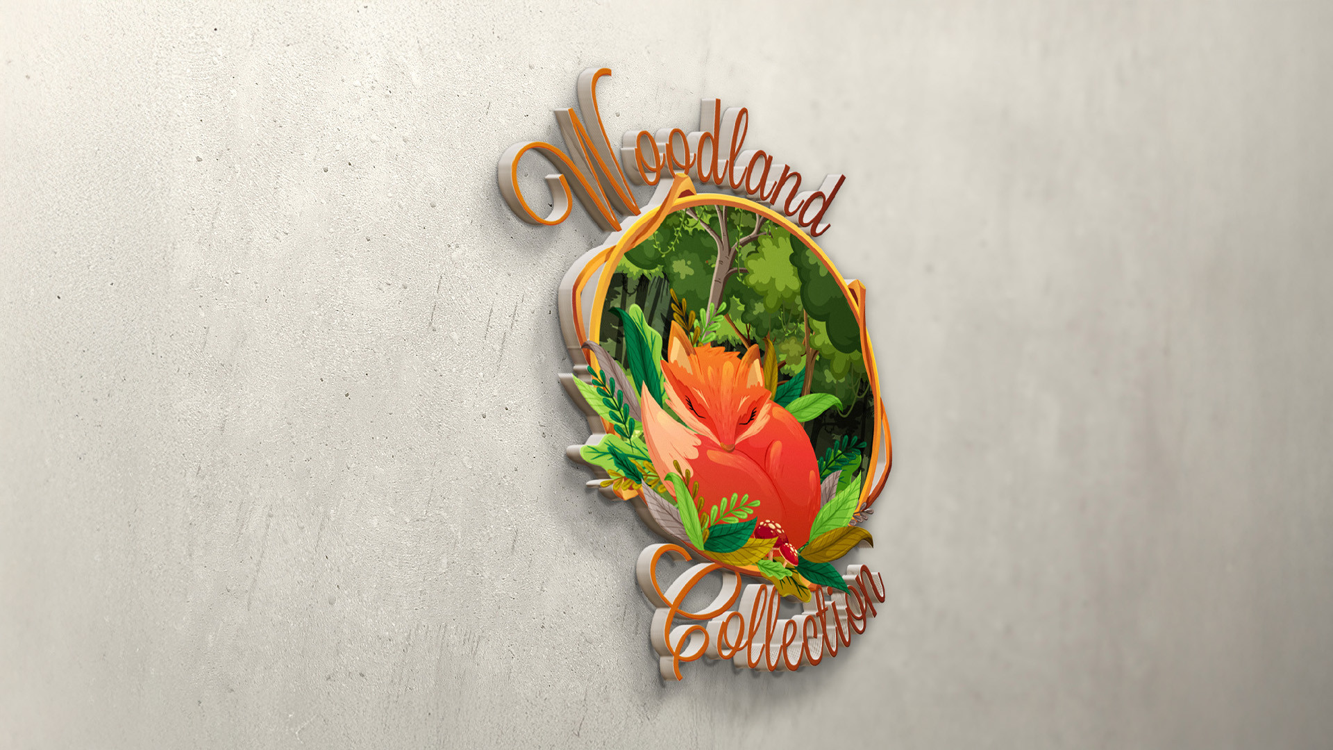 Woodland Collection logo design case study